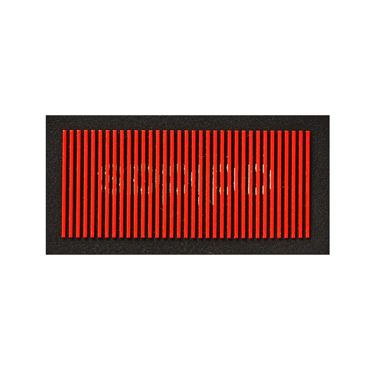  logo near the collar 